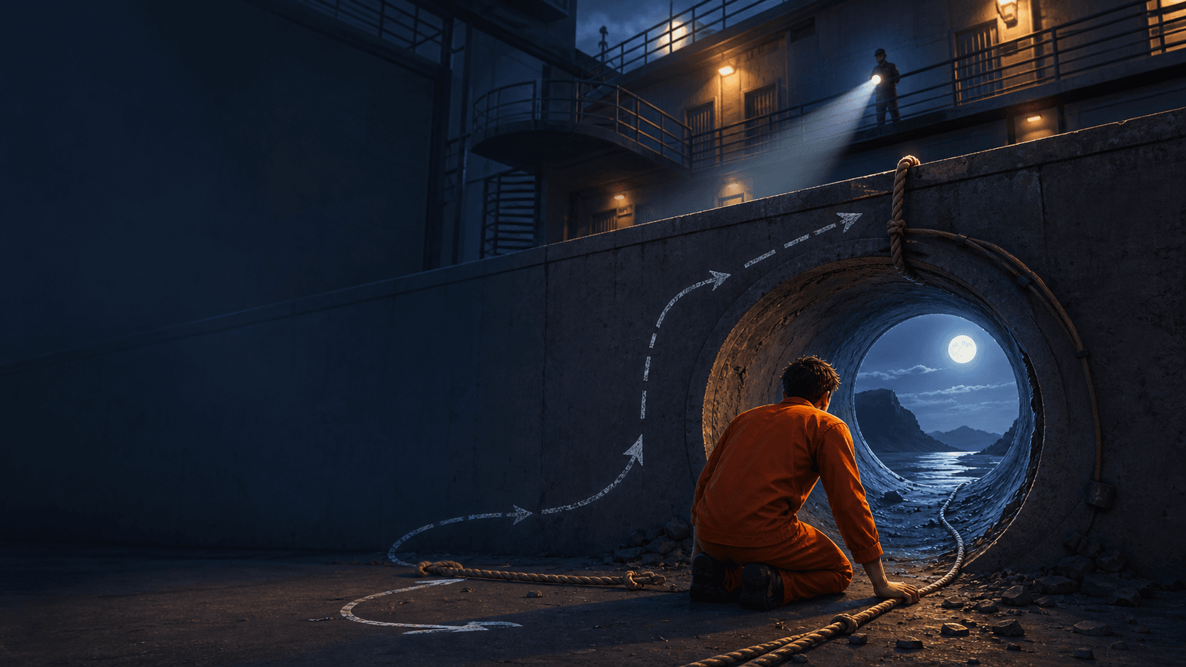 Prison Escape oyun dünyası
