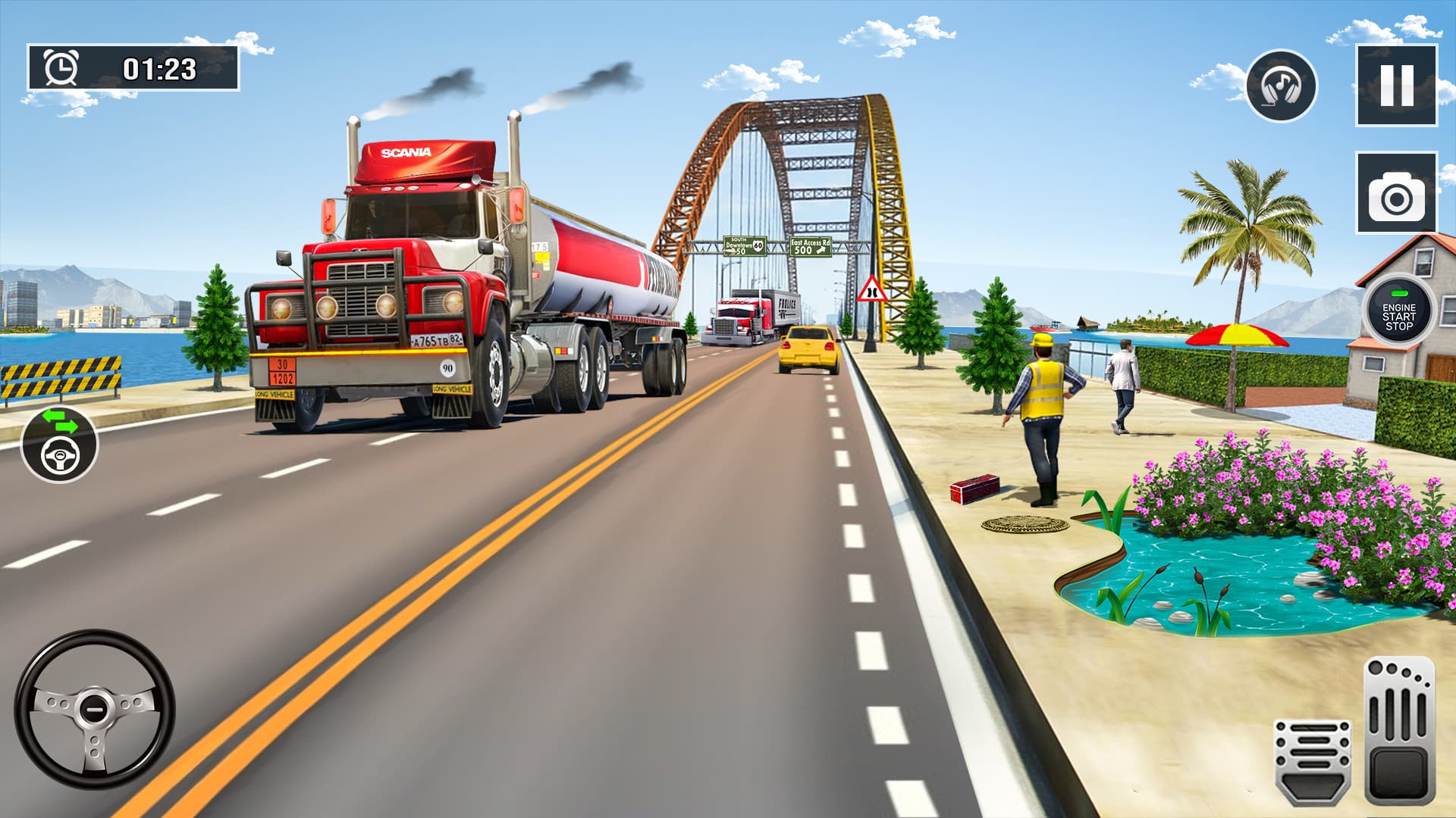 Oil Tanker Parking oyun ekranı 2