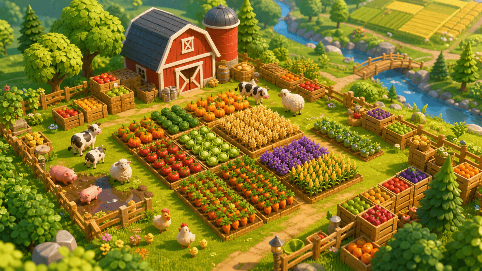 Farm Sort immersive game world
